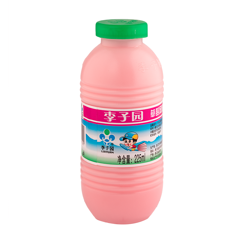 草莓風(fēng)味乳飲料，單瓶?jī)艉?25ml